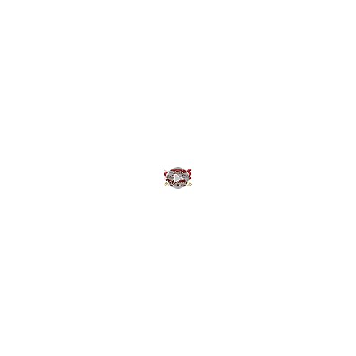 Artlunar Game Day Football Charm Bracelet: Stackable Sports Jewelry for Moms & Dads - Perfect for Football Fans