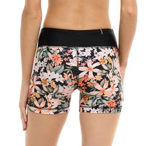 Body Glove Womens Speedy Elastic Waist Hybrid Swim Short with UPF 50Bikini Bottoms