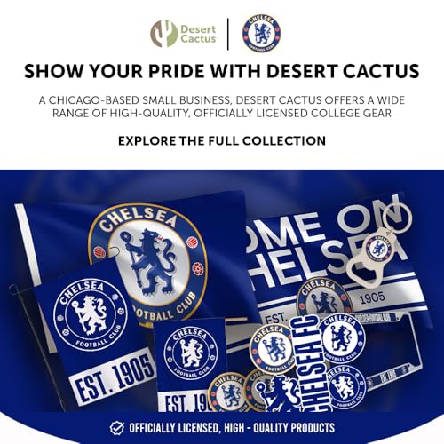 Chelsea FC Desert Cactus 4-Inch Official Fan Sticker Decal