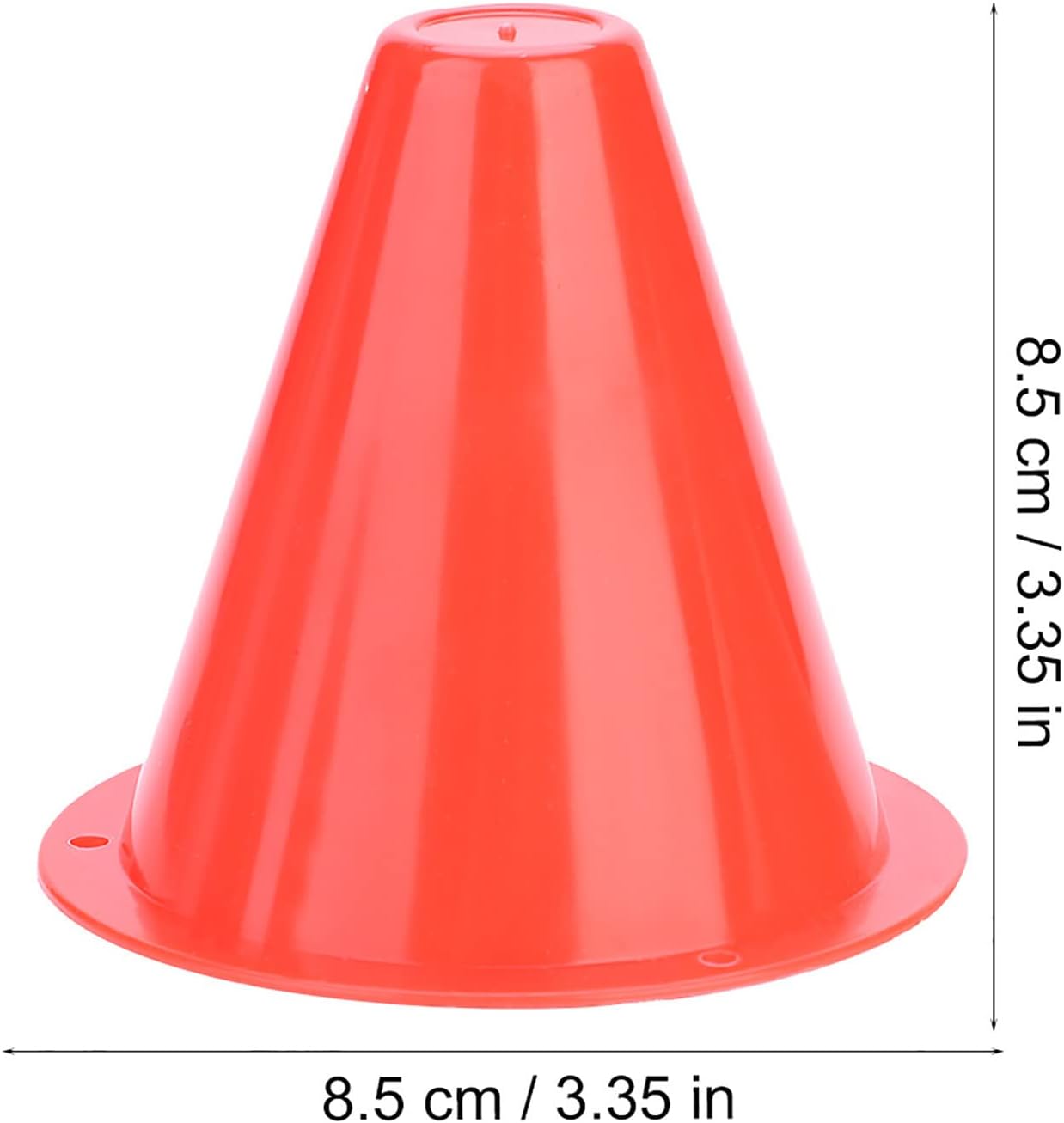 10-Pack Football Training Cones, Bracket Accessories, Obstacle Marking Set