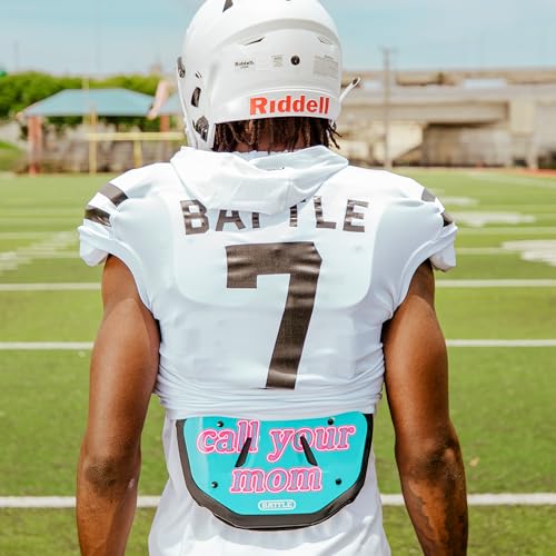 Battle Football Back Plate – Hard Shell Back Protector with Contoured Foam (Florida Variation)