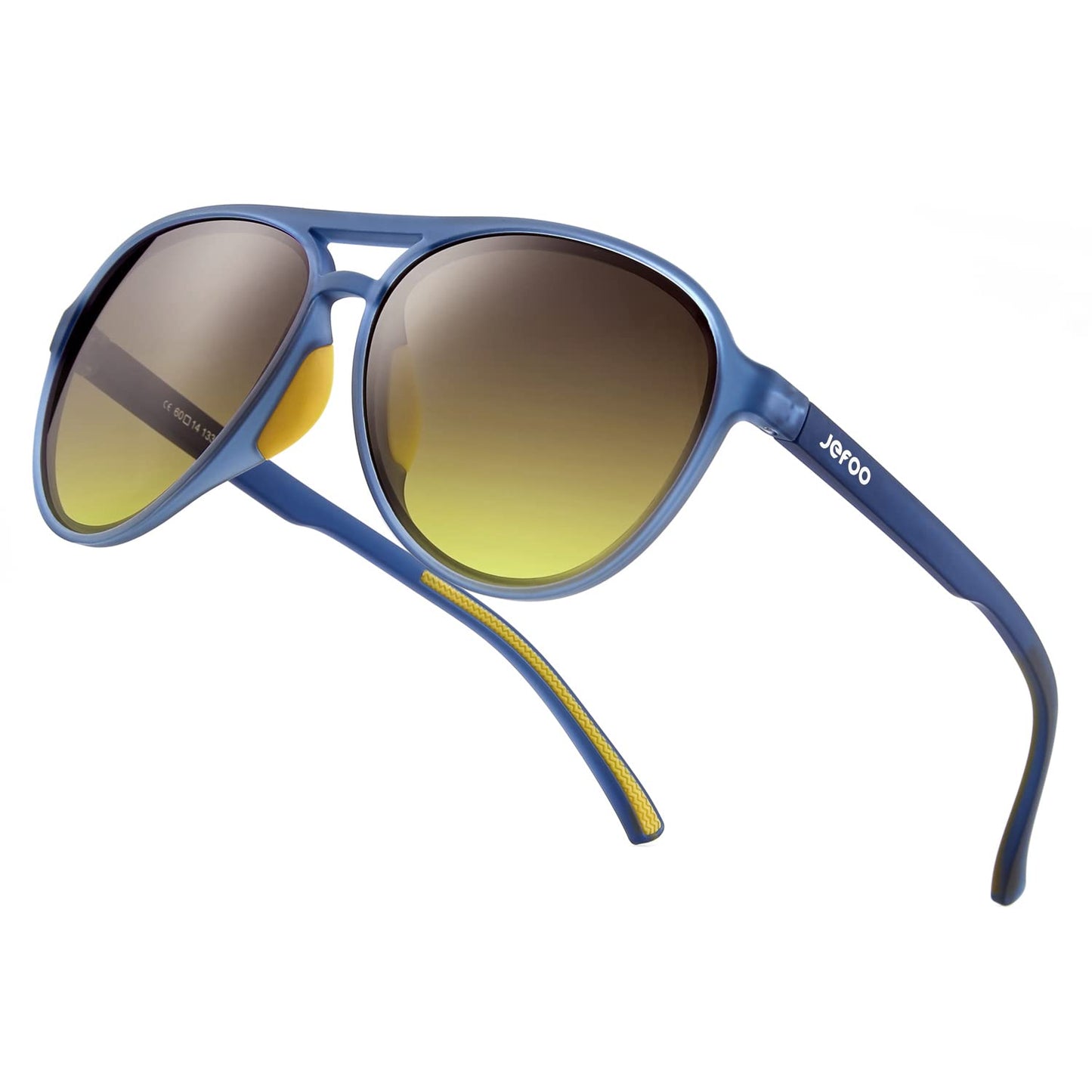 Jefoo Polarized Aviator Sunglasses for Women Men Retro Trendy Sports Sunglasses for Outdoor UV400 Protection