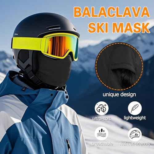 Balaclava Ski Mask Winter Face Mask for Men Women - Warm,Breathable,Windproof Gear for Cold Weather for Skiing