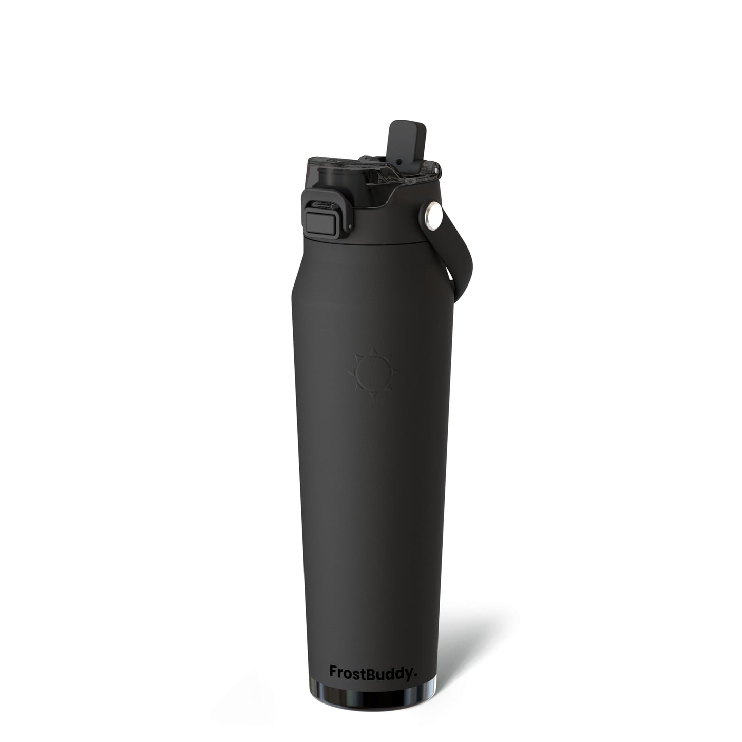 Frost Buddy 32oz Insulated Water Bottle - Straw & Chug Lid - Leak-Proof