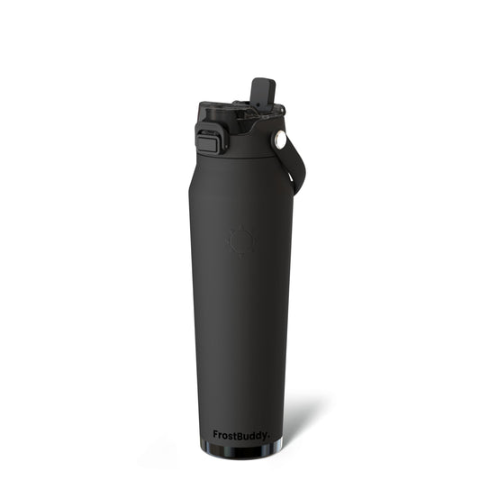 Frost Buddy 32oz Insulated Water Bottle - Straw & Chug Lid - Leak-Proof