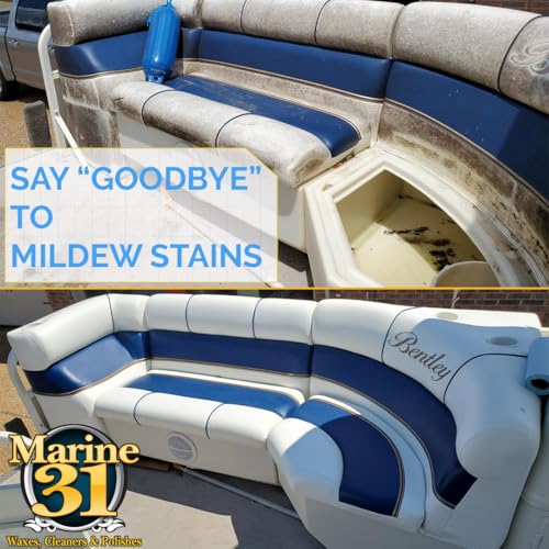 16oz Mildew Stain Remover & Cleaner for Boats, Home & Patio - Powerful Mold & Mildew Removal