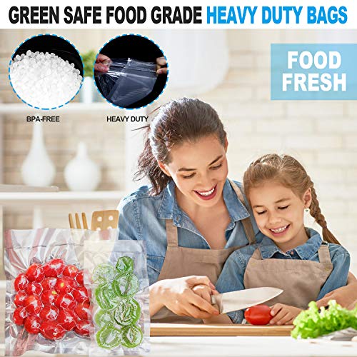 4 x 8 Inch Vacuum Seal Bags - Transparent Food Storage Bags 100pcs