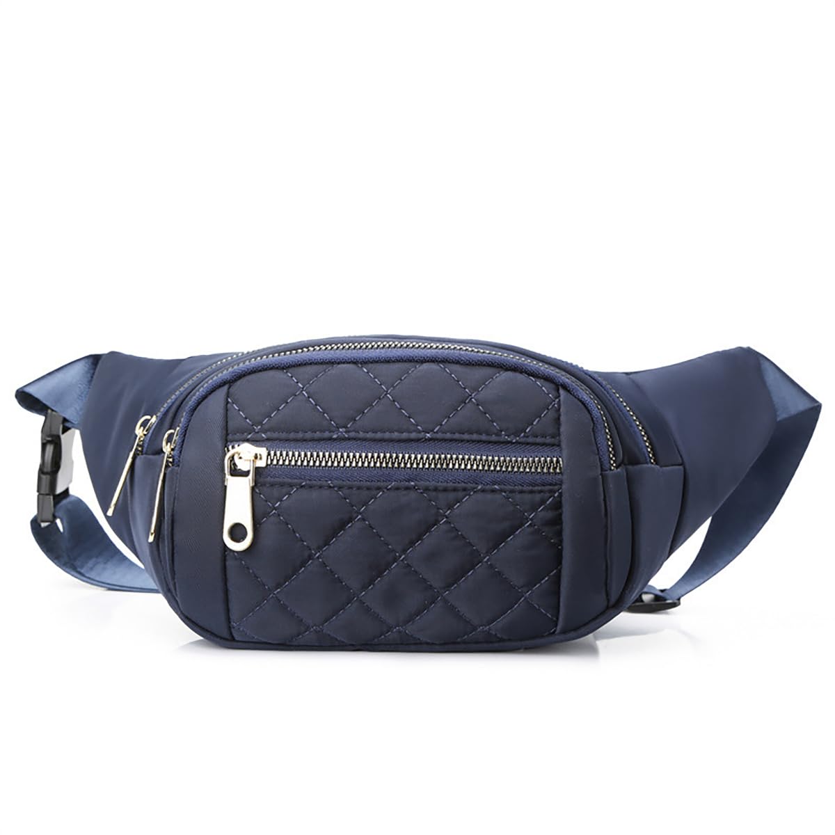 1Pcs Waist Bag,Blue Color Fanny Pack,Nylon Material,(7.8x6x1.5inch),One Shoulder Women's Sports,Fanny Packs for Women