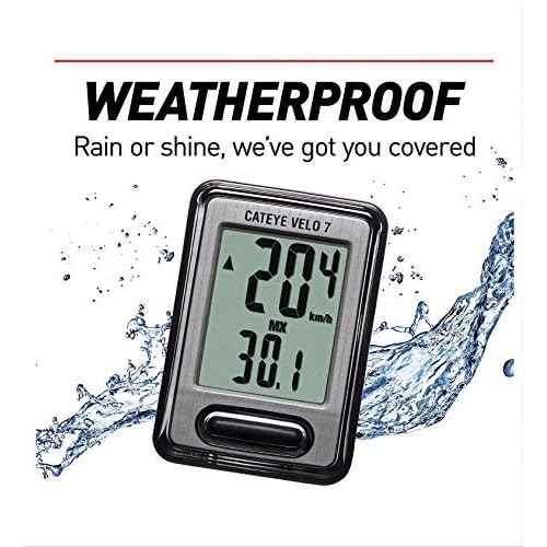 CATEYE Velo Wired Bike Computer ? Entry-Level Speedometer and Odometer, Perfect for Beginner Cyclists, Auto Start/Stop, Easy Setup for Road, MTB, Gravel Bikes, 3 Year Battery Life