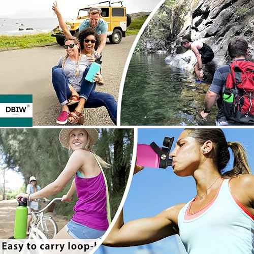 Lid for Hydro Flask 32 40 oz Wide Mouth, Replacement Lids Compatible with Hydro Flask Wide Mouth Water Bottle, Top Spout Lid with Handle, Wide Mouth Lid Chug Cap Accessories