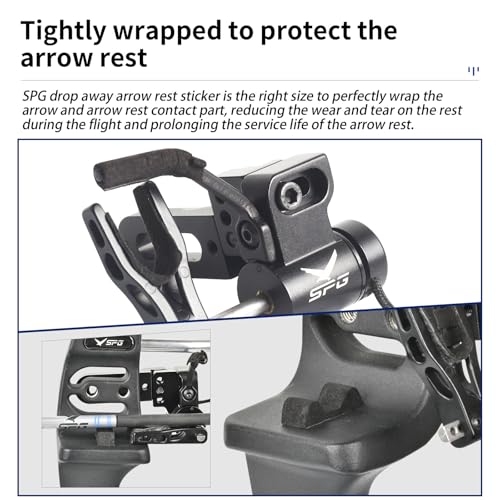 Drop Away Arrow Rest Felt Kit - 2 Sets for Compound Bow & Arrow Rest Replacement