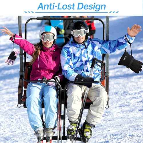 MCTi Ski Gloves Wrist Strap, Perfect Mountaineering & Ski Accessories for Hanging Glove
