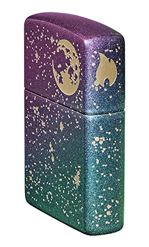 Starry Sky Iridescent Pocket Lighter - Windproof Refillable Zippo