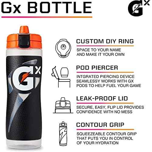 Gatorade Gx, Marble Black, 30 Oz