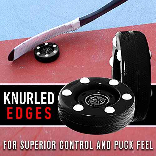 Franklin Sports NHL Street Roller Hockey Pucks - Pro Commander Outdoor Roller Hockey Pucks for Practice + Training - Outdoor Hockey Street Pucks with Rollers - 24 Bulk Packs, 6 Packs + Single Pucks