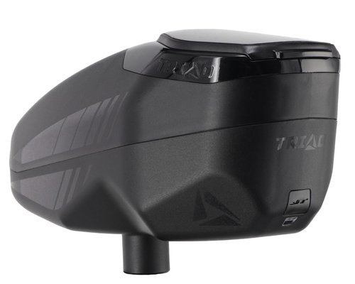 JT Triad Electronic Paintball Loader w/PBB Barrel Plug - Black/Black