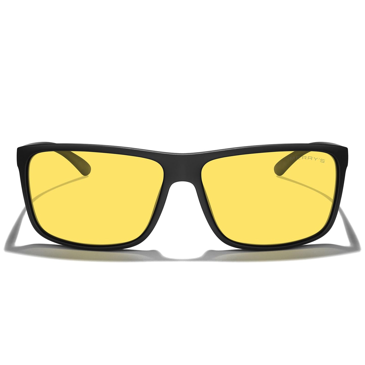 MERRY'S Rectangular Polarized Sports Sunglasses for Men Women Cycling Driving Fishing UV400 Protection S8225