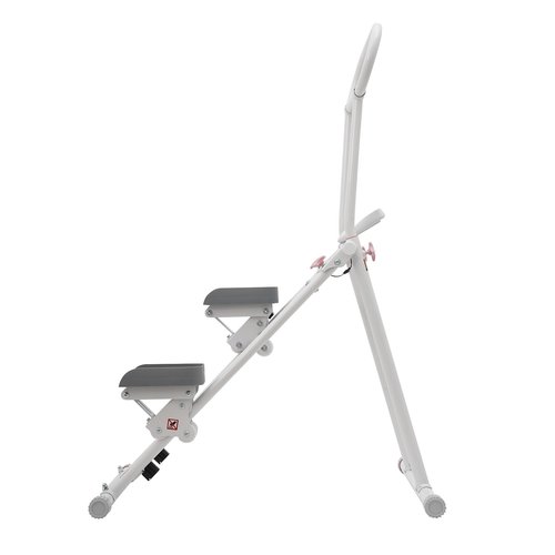 Stair Stepper for Home,Folding Cardio Stair Climber for Full Body Workout Exercise Climber Fitness Equipment,Stair Stepper Machine with Adjustable Handrail 300LBS Capacity (White)