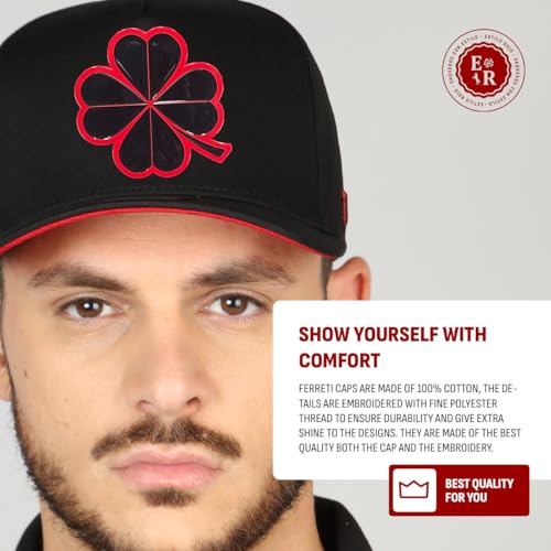Black Clover Baseball Cap for Men & Women - Adjustable Snapback Hat