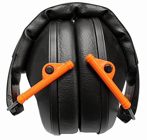 Walker's Passive Folding Muff, Black and Orange