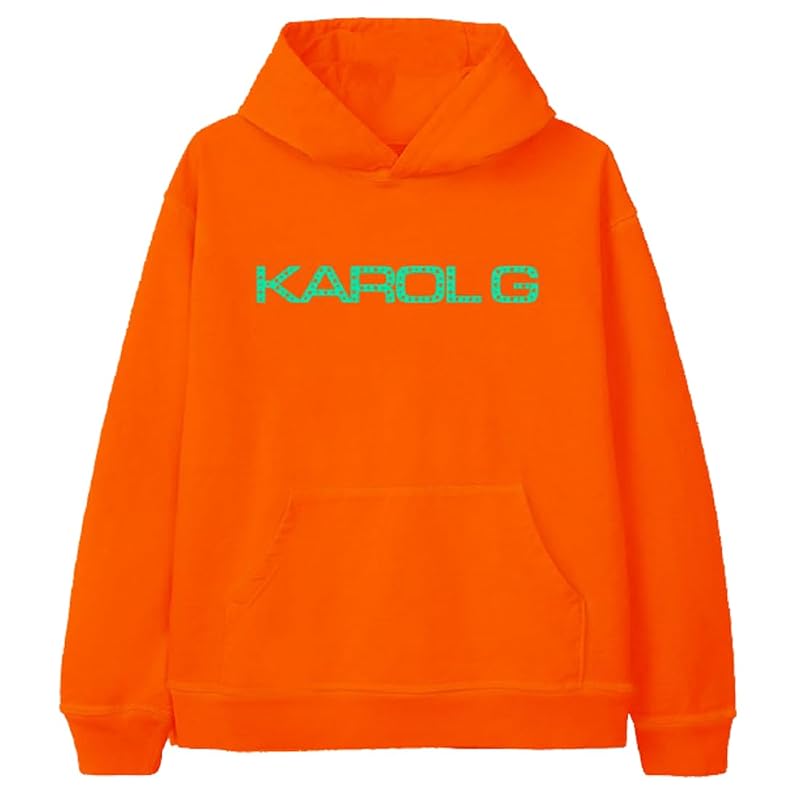 Karol G Tropicoqueta Coconut Hoodie - Unisex Sweatshirt, Orange, XXL
