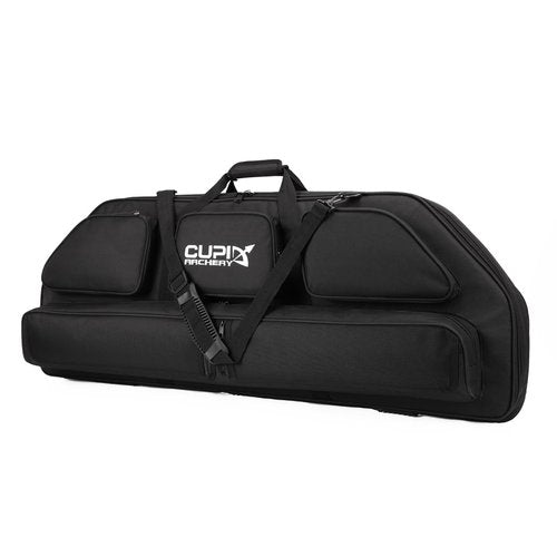 LWANO Compound Bow Case - Archery Soft Bow Bag with Arrow Pocket and Backpack Straps, Durable Soft Padding, Multiple Storage Pockets, Carrying Case for Archery Accessories