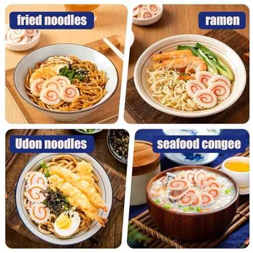 3.53oz Freeze Dried Narutomaki Fish Cake - Big Narutomaki Japanese Ramen Topping, Instant Noodles, Udon, Soup, Camping Meals, Emergency Supplies, Asian Pantry Food
