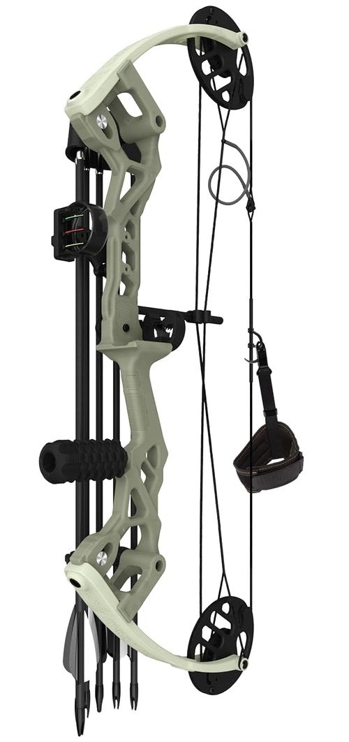 Sanlida Archery Dragon X6 Compound Bow Kit for Youth, Kids & Beginners, Bow and Arrows Set, 19??28??Draw Length, 15-30 LBS Draw Weight, RH Only