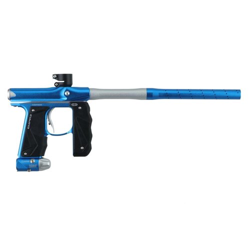 Empire New 2022 Mini GS Electronic Paintball Gun Marker - Dust Blue/Dust Silver
