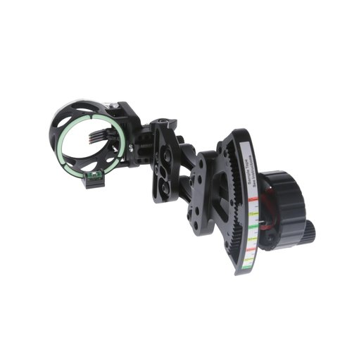 TruGlo Range Rover М4 4-Pin Highly-Visible Micro-Adjustable Archery Hunting Bow Sight - Adjustable Quiver Mount Included - Right-Handed