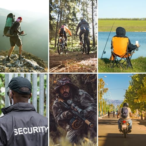 Let-Me-Be FoldPanel Chest Vest Set, Chest Rig Phone Mount for Plate Carrier Accessory Navigation Board, Outdoor Hiking Fishing Cycling Tactical Vest Wearable Phone Carrier for 4.7"-6.7" Screen (Black)