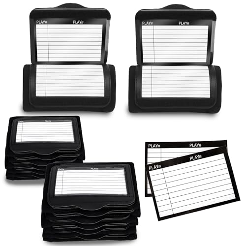 Youth Football Play Wristband 12 Pack with Storage Windows - Breenhill