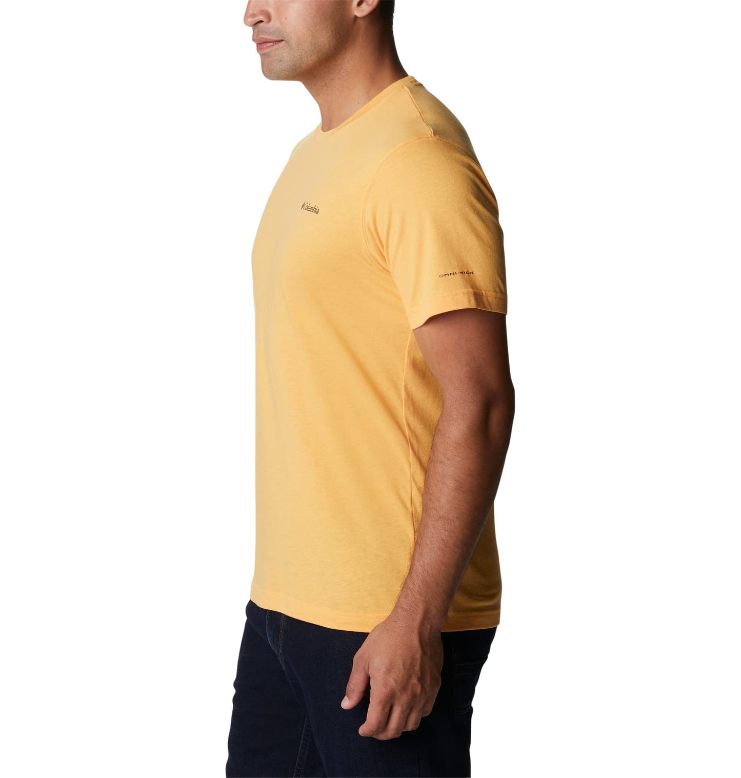 Columbia Men's Thistletown Hills Short Sleeve, Mango Heather, Small