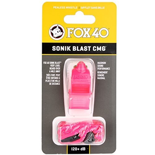 Fox 40 Sonik Blast CMG with Break Away Lanyard - Pink