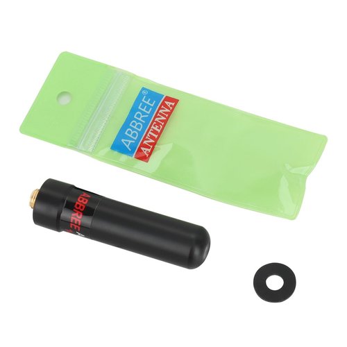 ABBREE Dual Band VHF UHF 136-174MHz 400-470MHz Ham Radio Antenna SMA-Female Short Stubby Antenna for Baofeng UV-5R 5RM BF-F8HP/Pro K5PLUS UV-21R AR-152 Radio Accessories,2Pack(1.96-Inch+3.14-Inch)