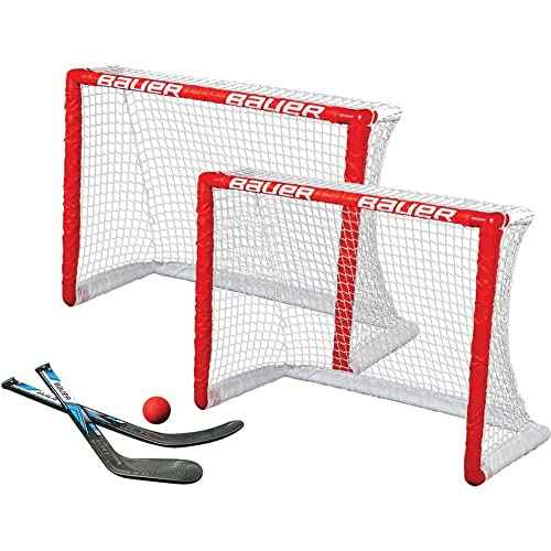 Bauer Knee Hockey Goal Set (Twin Pack), Red