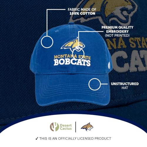 Montana State University Embroidered Baseball Hat - Desert Cactus