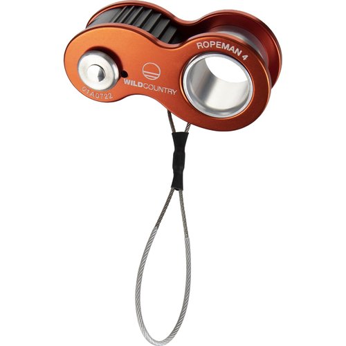 Wild Country Ropeman 4 Ascender - Lightweight Rope Clamp for Climbing, Hunting, Tree Climbing, & Rigging - Orange - One Size