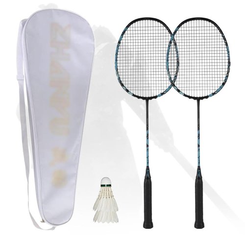 Badminton Racquet,Badminton Rackets,Black Myth Wukong is A Fully Carbon 4u Ultra Light and Durable Racket,Suitable for Outdoor Fitness and Professional Training (030)