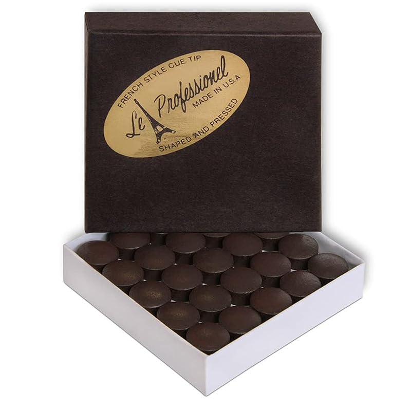 Le Pro Billiard Cue Tips 50 Tips Box, 14 mm – Tweeten Le Pro Tip Set