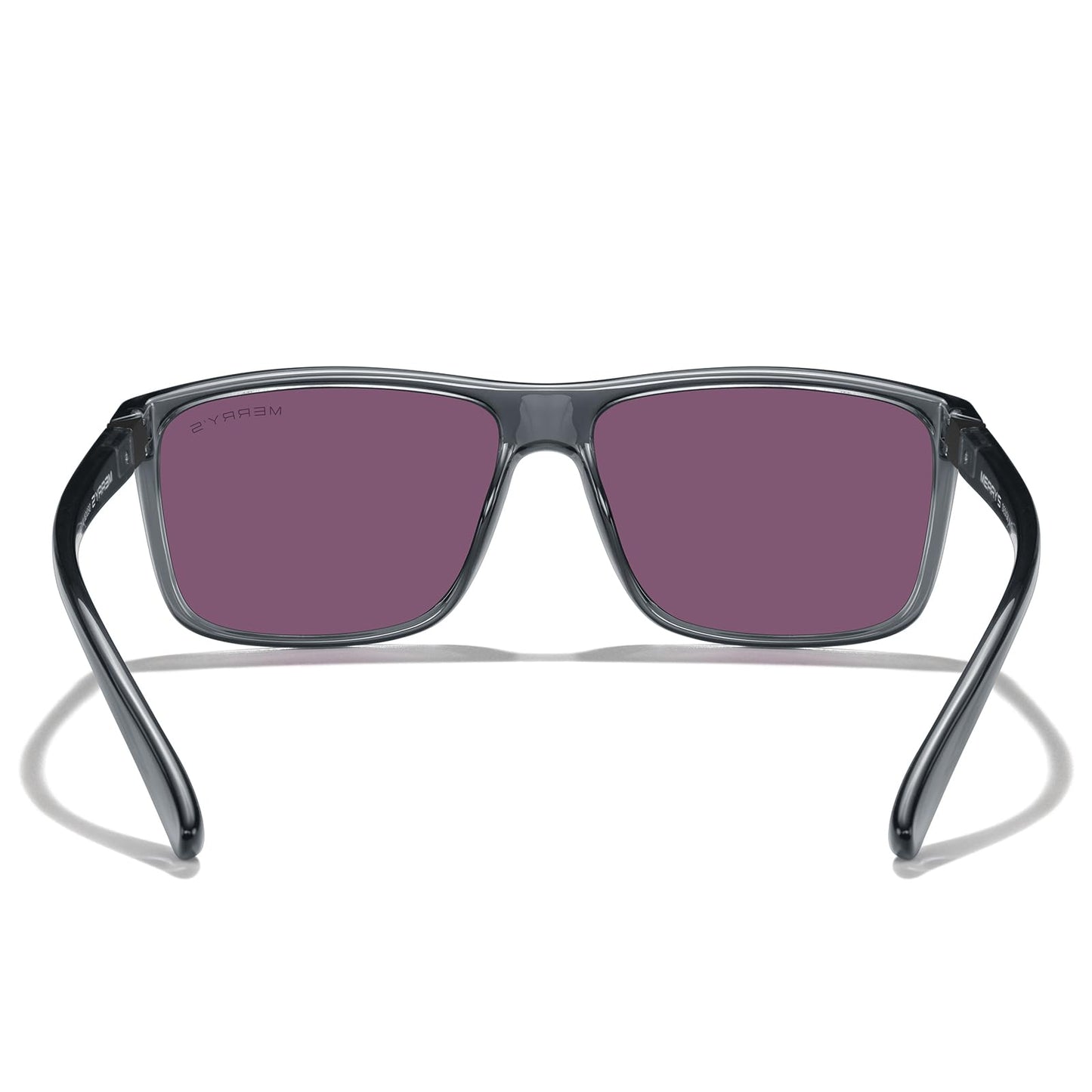 MERRY'S Rectangular Polarized Sports Sunglasses for Men Women Cycling Driving Fishing UV400 Protection S8225