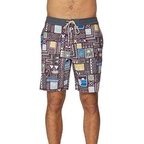 O'NEILL Mens Mythic Lines Cruzer Swim Black