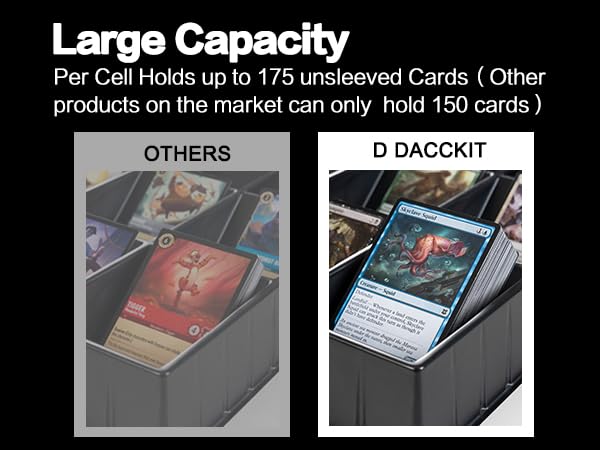 Trading Card Sorting Tray 3 Pack for Sports Cards, Top Loaders & Magnetic Holders