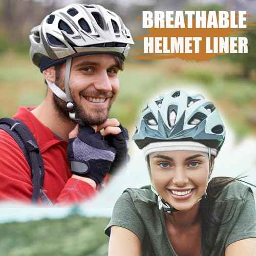 vidsel Skull Cap Cooling Helmet Liner Beanie Breathable Mesh Sweat Wicking Cycling Running Hat for Men Women