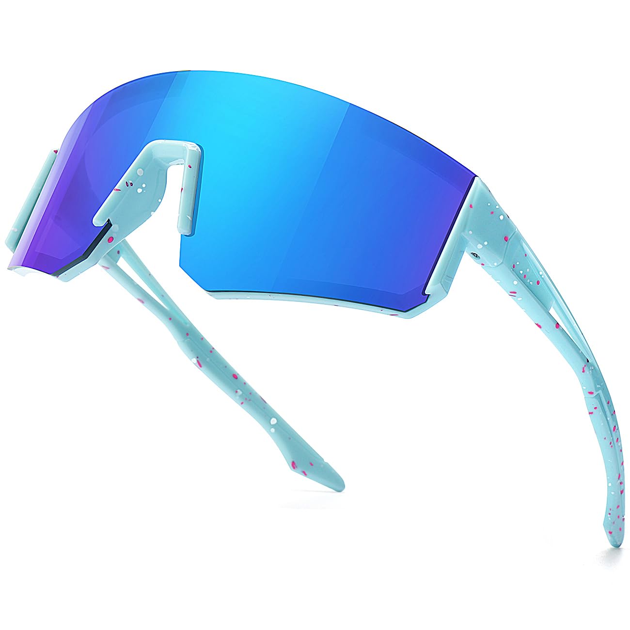 SEKKAF Youth Baseball Sunglasses for Boys Girls Age 6-12 Softball Cycling Sports Sunglasses for Kids Lightweight Frame