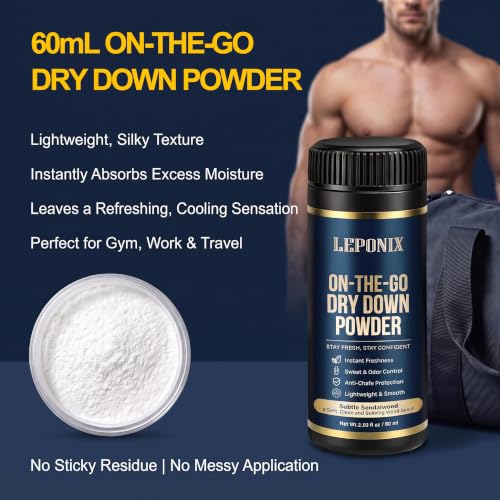 Men's Hygiene Kit with Ball Wash, Anti-Chafing Cream & Powder – Personal Care Set