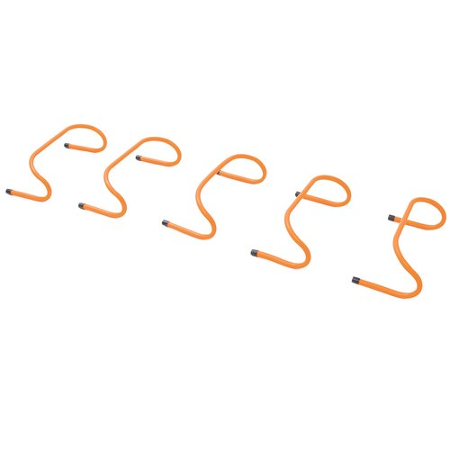 Trademark Innovations 6" Speed Training Hurdles (Set of 5, Orange)