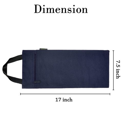 Yogalatest Yoga Sand Bag, Cotton Unfilled for Yogas, Weights and Resistance Training, Portable Fillable Weightlifting Sandbag, Tree lof Life Print - Galaxy Blue