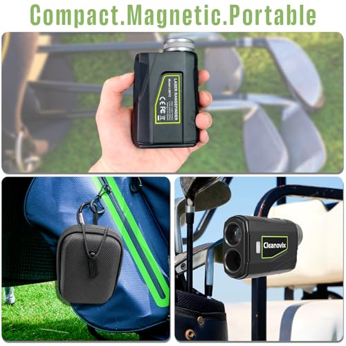 Laser Golf Rangefinder with Slope Switch and 1300 Yards Distance