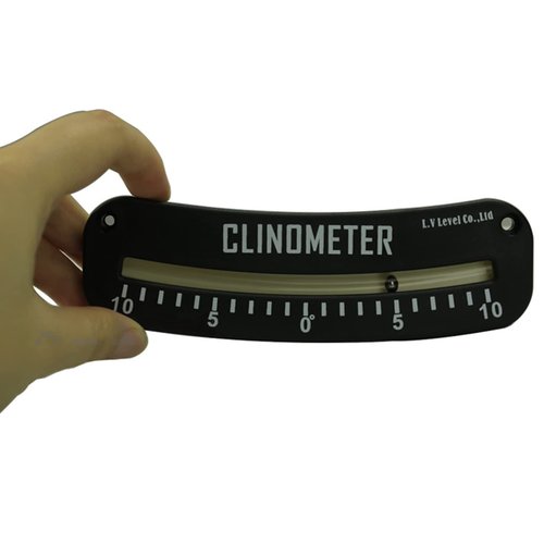 Glass Tube Inclinometer ±10º Angle